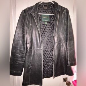 Danier Vintage Women’s Black Leather Jacket - Small Petite